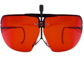 Sportbril Schieten Rood - Ultralicht RVS Frame met Korting