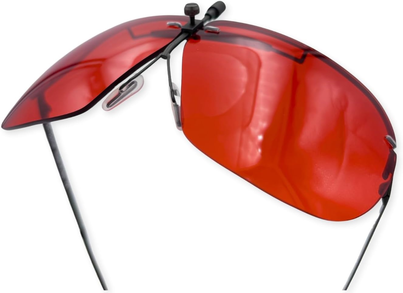 Sportbril Schieten Rood - Ultralicht RVS Frame met Korting