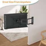 Verstelbare TV Muurbeugel (26-60") - Max 74.8cm Uitschuifbaar - Zwart