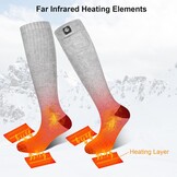 Elektrisch Verwarmde Sokken Maat M Grijs | 57% Korting