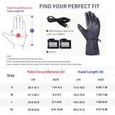 Verwarmde Handschoenen Zwart L | 8u Warmte | IPX5 | 58% Korting