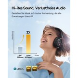 Draadloze Over-Ear Koptelefoon ANC | 100 uur batterij | Zwart | 34% Korting