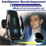 Draadloze Autolader & Telefoonhouder: 15W Snelladen | Zwart