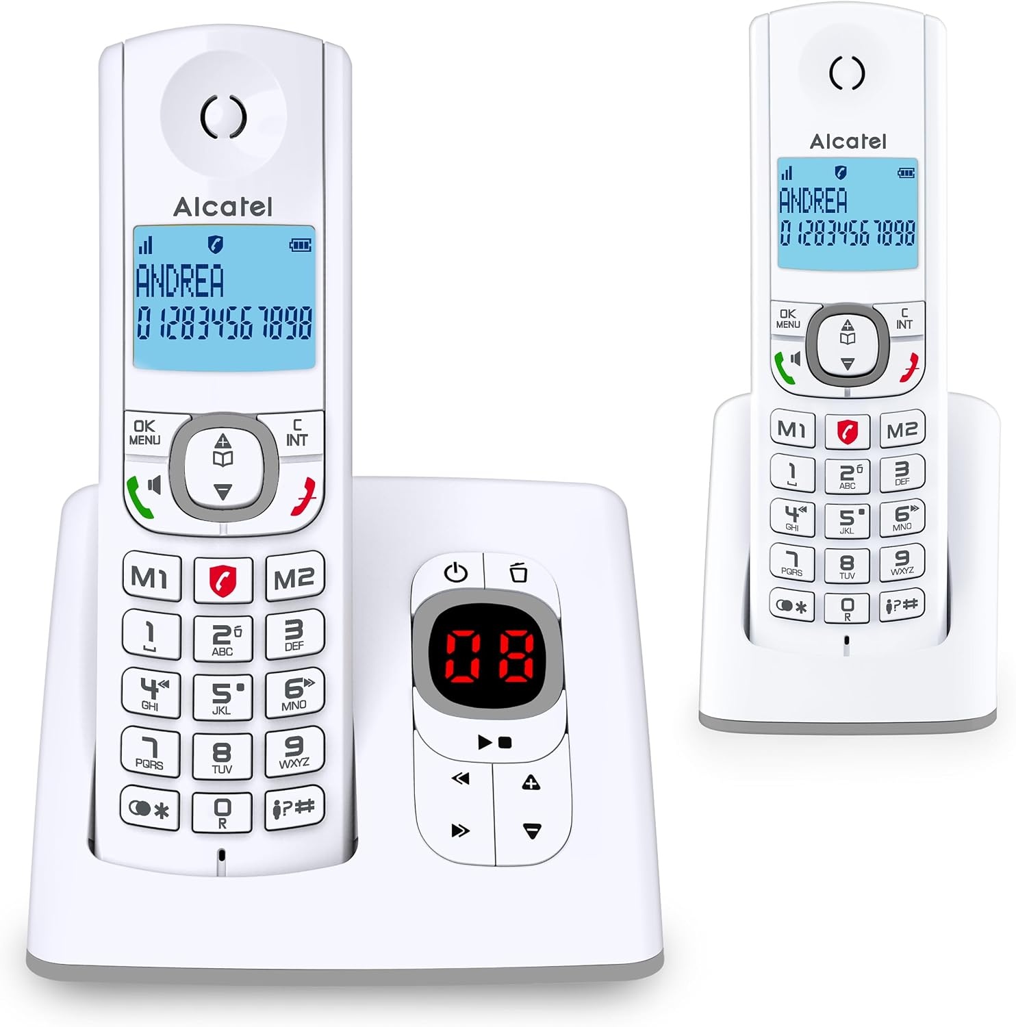 DECT Telefoon F530 Voice Duo met Antwoordapparaat & 2 Handsets - 34% Korting