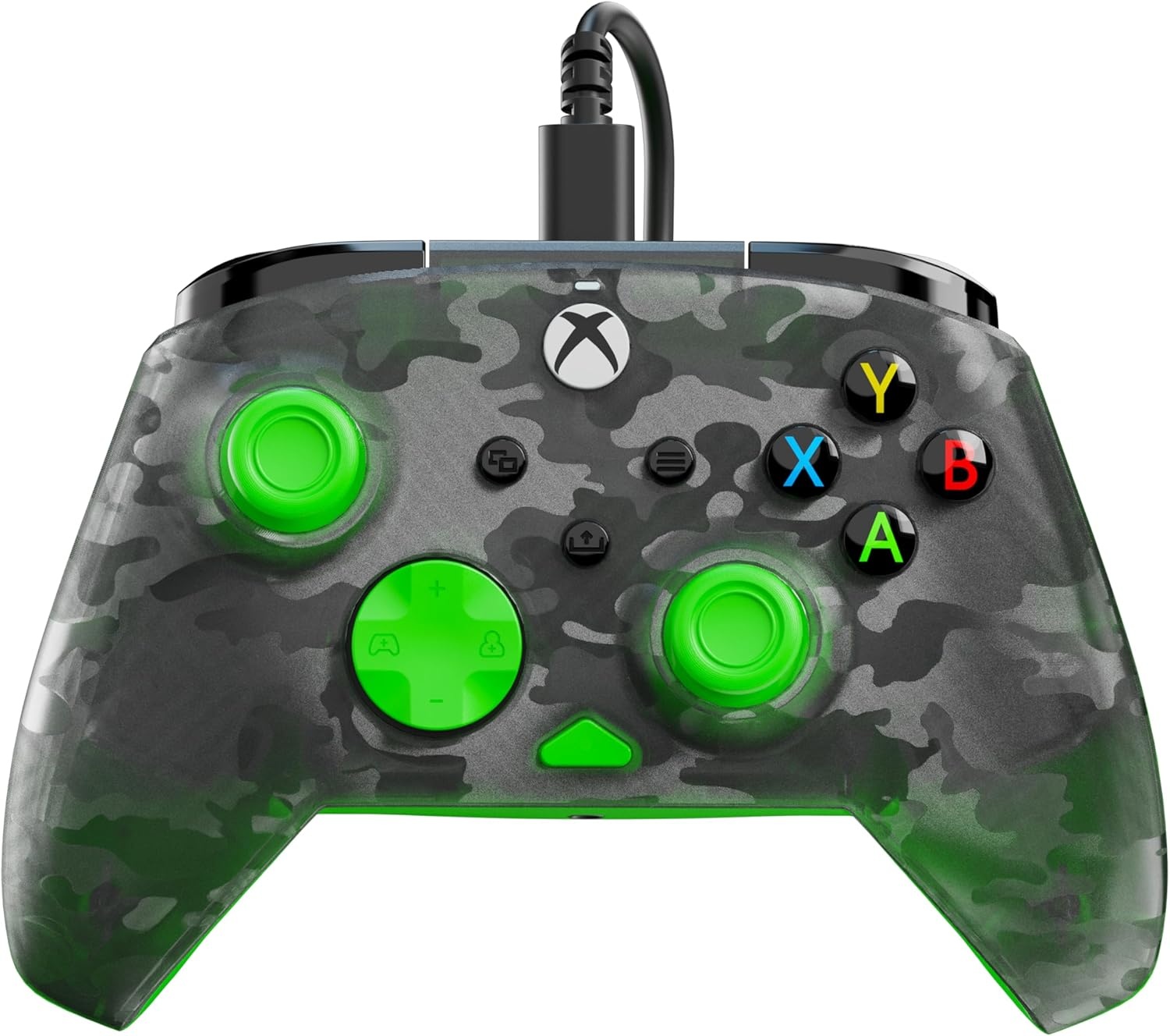 Gamingcontroller Xbox/PC - Ghost Camo Zwart Groen - 33% Korting
