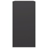 VidaXL Haardhoutrek Staal Zwart - 60x40x80cm - 34% Korting