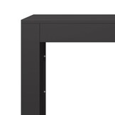 VidaXL Haardhoutrek Staal Zwart - 60x40x80cm - 34% Korting