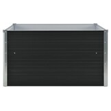 Verhoogde Plantenbak Staal Antraciet 100x100x45cm - 33% Korting