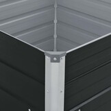 Verhoogde Plantenbak Staal 100x100cm Antraciet - 33% Korting