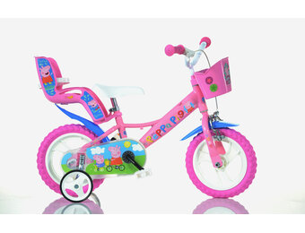 Minnie Mouse kinderfiets 12 inch - Roze - Incl. zijwieltjes - 30% Korting