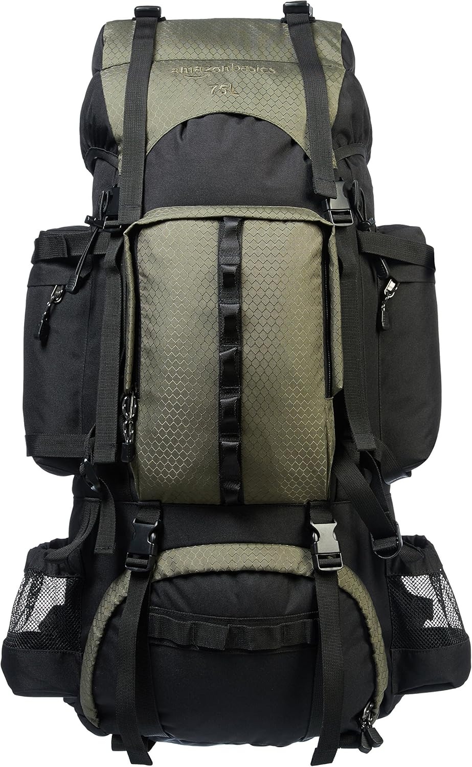 75L Wandelrugzak met Intern Frame (Groen) - 29% Korting