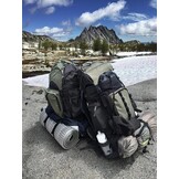 75L Wandelrugzak met Intern Frame (Groen) - 29% Korting