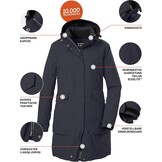 Dames Waterdichte Parka - 58% Korting