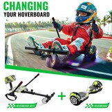 SISIGAD Hoverboard met Zitje & Bluetooth - Groen (35% Korting)