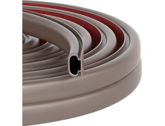 Zelfklevende Deurafdichting D-profiel Rubber - 74% Korting