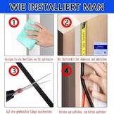 Zelfklevende Deurafdichting D-profiel Rubber - 74% Korting