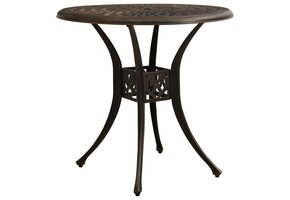 Gietaluminium Tuintafel 78x78x72 cm Brons - 35% Korting!