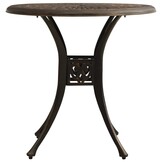 Gietaluminium Tuintafel 78x78x72 cm Brons - 35% Korting!