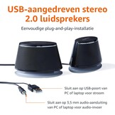 Amazon Basics PC Speakers Zwart - Compact & Helder Geluid (32% Korting)