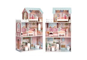 Poppenhuis voor Barbiepoppen - 61x30x106 cm - 52% Korting