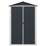 Gegalvaniseerd Stalen Tuinschuur - 116x45x175 cm - Grijs (34% Korting)