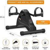 FITODO Elektrische Bewegingstrainer Zwart - Hometrainer met 6 Snelheden (29% Korting)