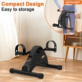 FITODO Elektrische Bewegingstrainer Zwart - Hometrainer met 6 Snelheden (29% Korting)
