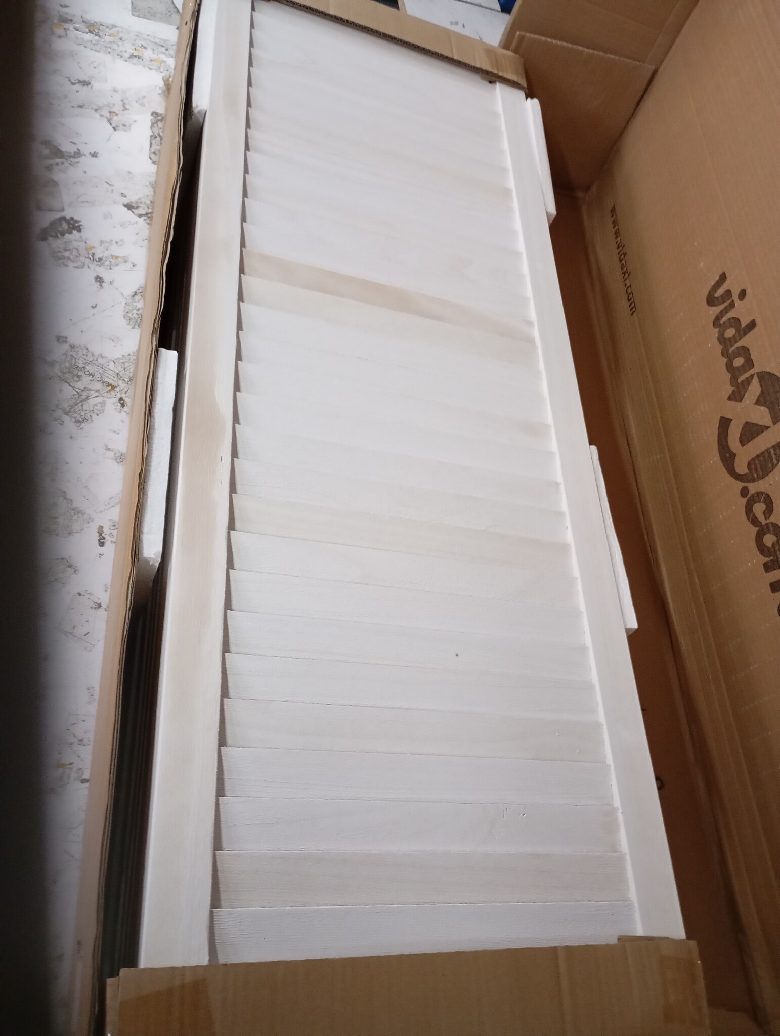 vidaXL Kamerscherm Paulowniahout Wit - 54% Korting