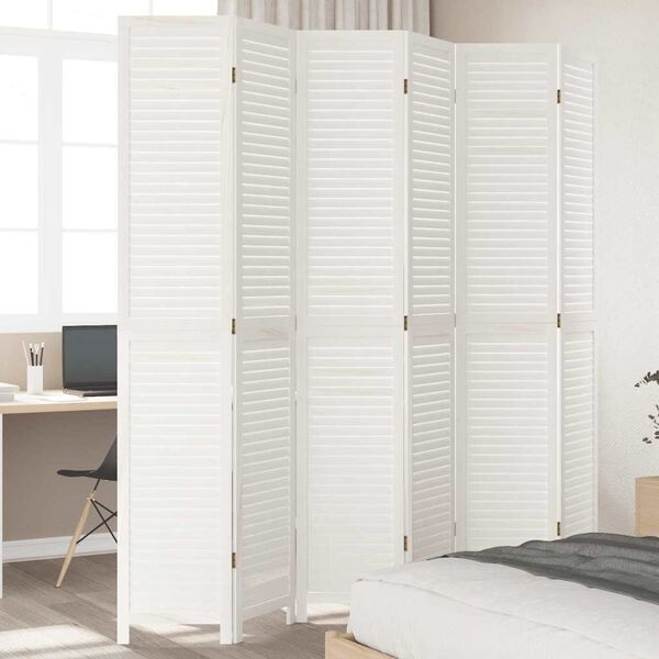 vidaXL Kamerscherm Paulowniahout Wit - 54% Korting