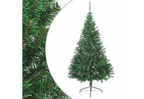 VidaXL Halve Kunstkerstboom 180 cm PVC Groen - 76% Korting