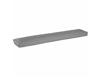 vidaXL Palet Kussen Grijs 200 x 40 x 8 cm Oxford stof