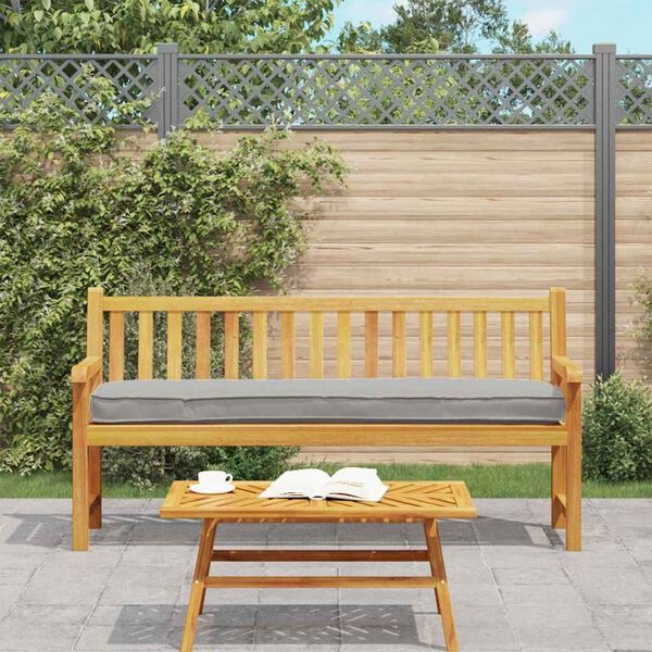 vidaXL Palet Kussen Grijs 200 x 40 x 8 cm Oxford stof