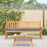 vidaXL Palet Kussen Grijs 200 x 40 x 8 cm Oxford stof