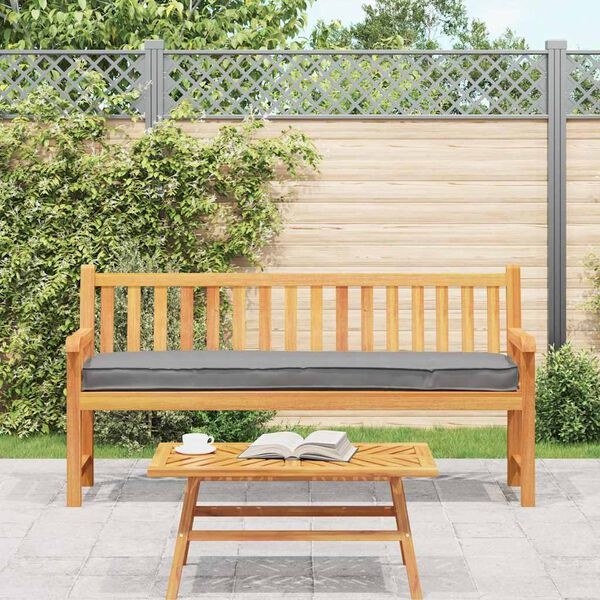 vidaXL Palet Kussen Grijs 200 x 40 x 8 cm Oxford stof