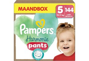 Pampers Harmonie Luierbroekjes Maat 5 - 144 Stuks - 34% Korting