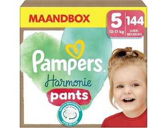 Pampers Harmonie Pants Maat 5 Luierbroekjes - 144 Stuks