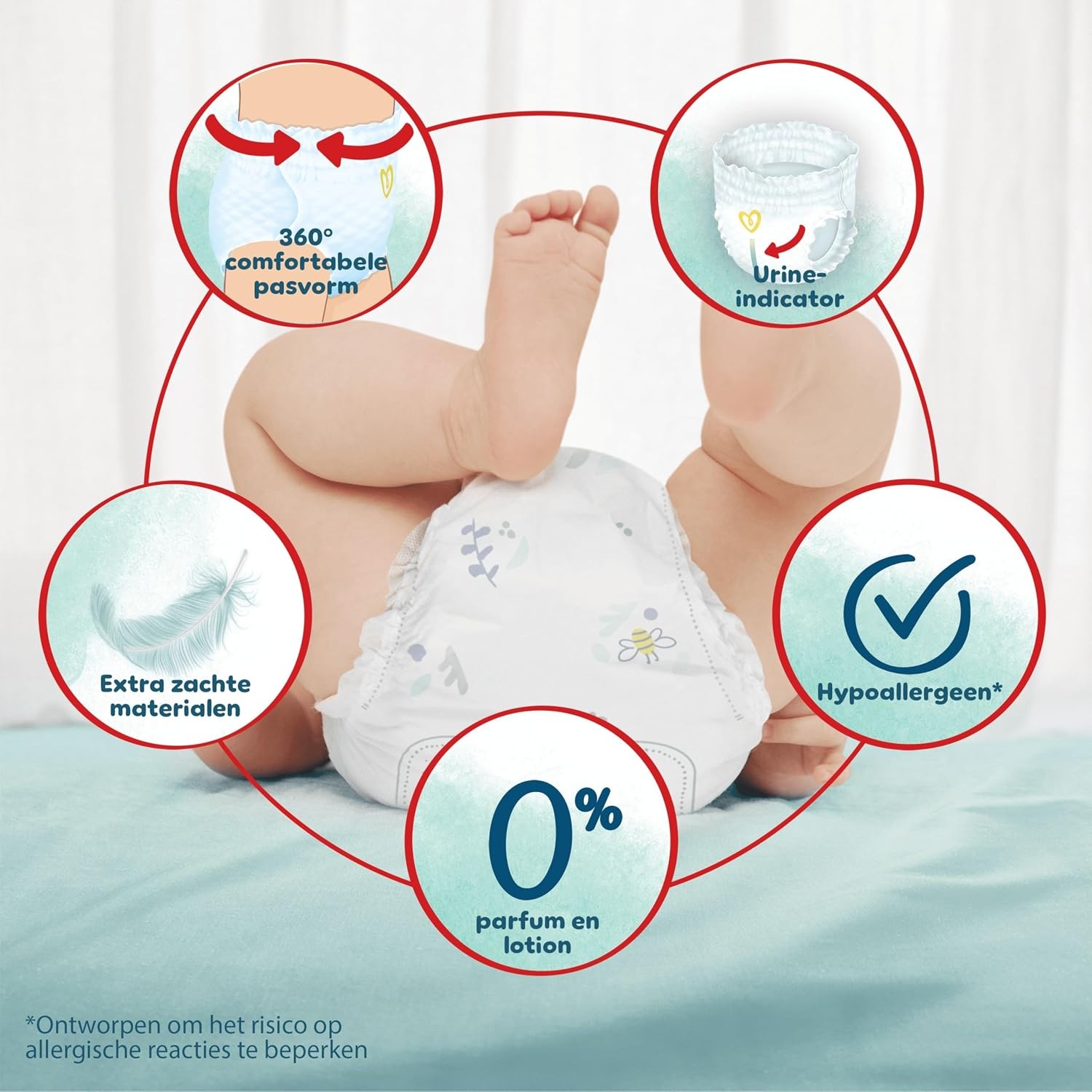 Pampers Harmonie Pants Maat 5 Luierbroekjes - 144 Stuks