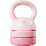 ZhaoCo Kettlebell voor vrouwen, verstelbare kettlebell-gewichten, 12 lb, fitness voor training van het hele lichaam en krachttraining thuis of in de sportschool (lichtroze)