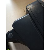Armsteun compatibel met Peugeot 208 2012-2018 Armleuninghouder opbergvak dubbele opbergruimte Zwart met Bekerhouder
