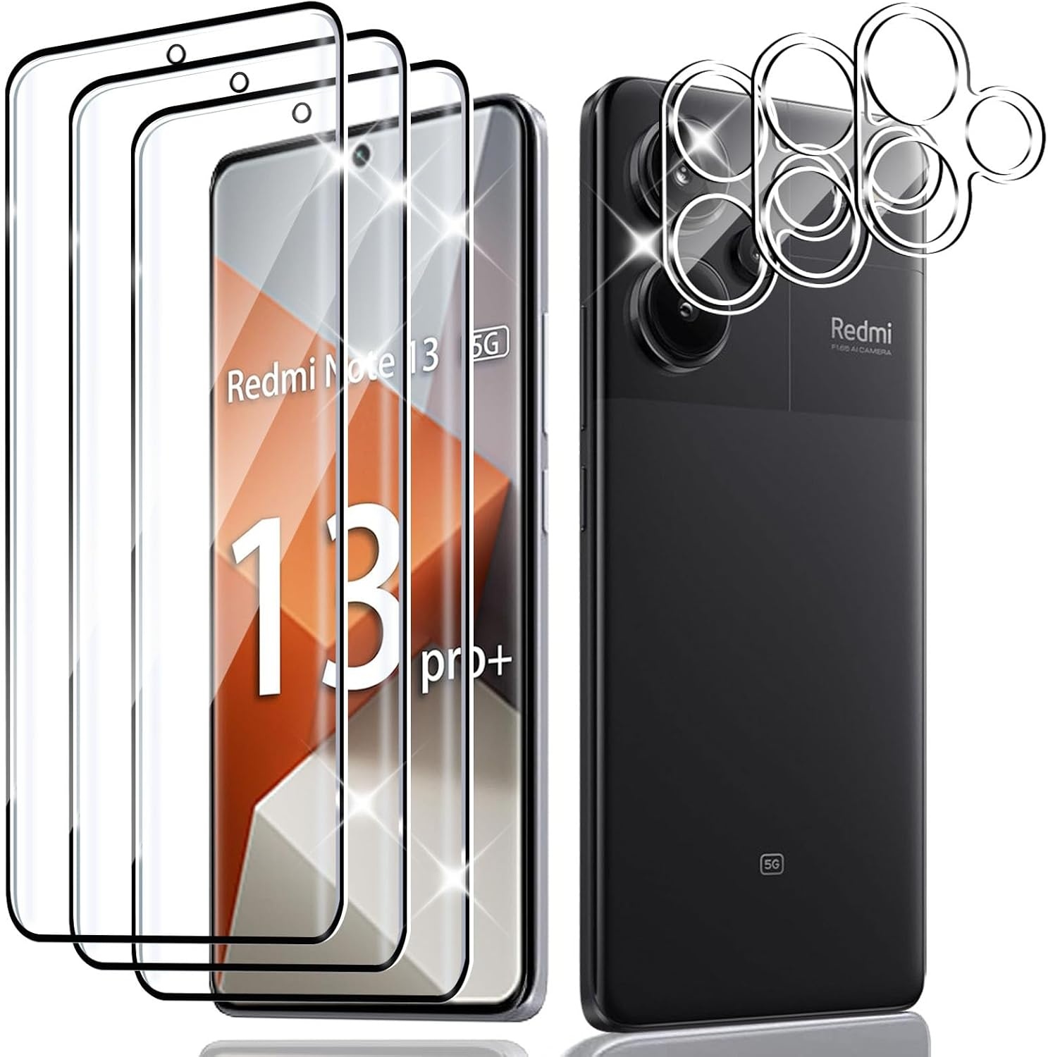 Screenprotector Set Xiaomi Redmi Note 13 Pro+ 5G | 59% Korting