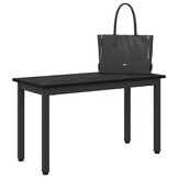 Zwarte Eikenhouten Bank (80x35x45 cm) - 70% Korting!