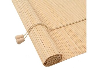 Naturel Bamboe Rolgordijn - 80x160cm - 31% Korting