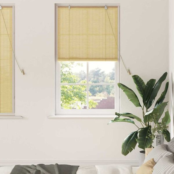 Naturel Bamboe Rolgordijn - 80x160cm - 31% Korting