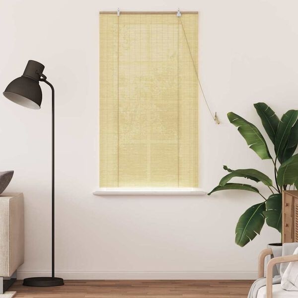 Naturel Bamboe Rolgordijn - 80x160cm - 31% Korting