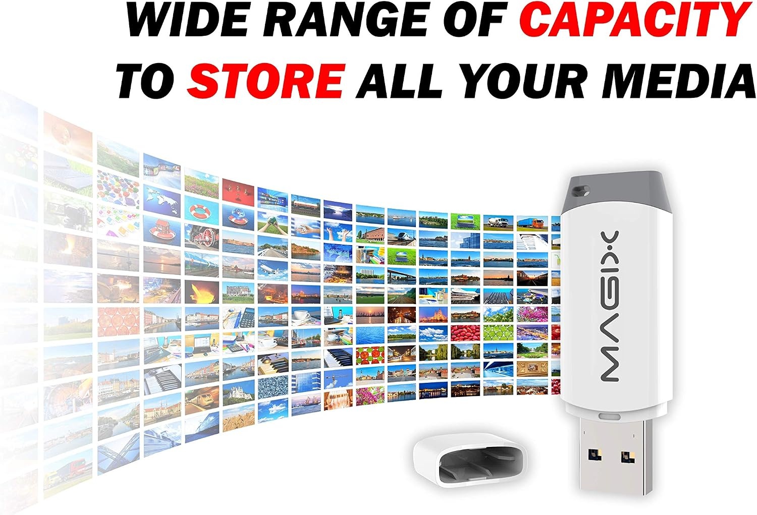 Magix 16GB USB 3.0 Flash Drive Datahiker, Lese-/Schreibgeschwindigkeit bis zu 60/10 MB/s - Maat 16GB