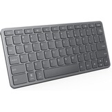 Draadloos Toetsenbord Spaans QWERTY - 3 Apparaten - Bluetooth USB-C - Maangrijs