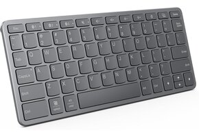 Draadloos Toetsenbord Spaans QWERTY - 3 Apparaten - Bluetooth USB-C - Maangrijs