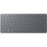 Draadloos Toetsenbord Spaans QWERTY - 3 Apparaten - Bluetooth USB-C - Maangrijs