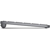 Draadloos Toetsenbord Spaans QWERTY - 3 Apparaten - Bluetooth USB-C - Maangrijs