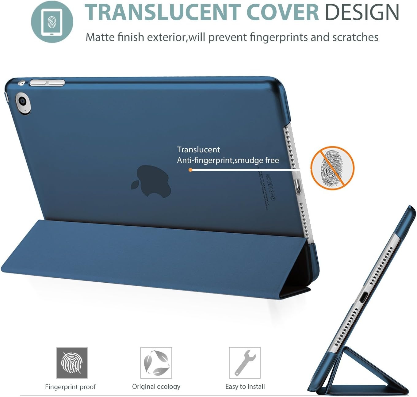 Hoes voor iPad Air 2 Navy - 54% Korting